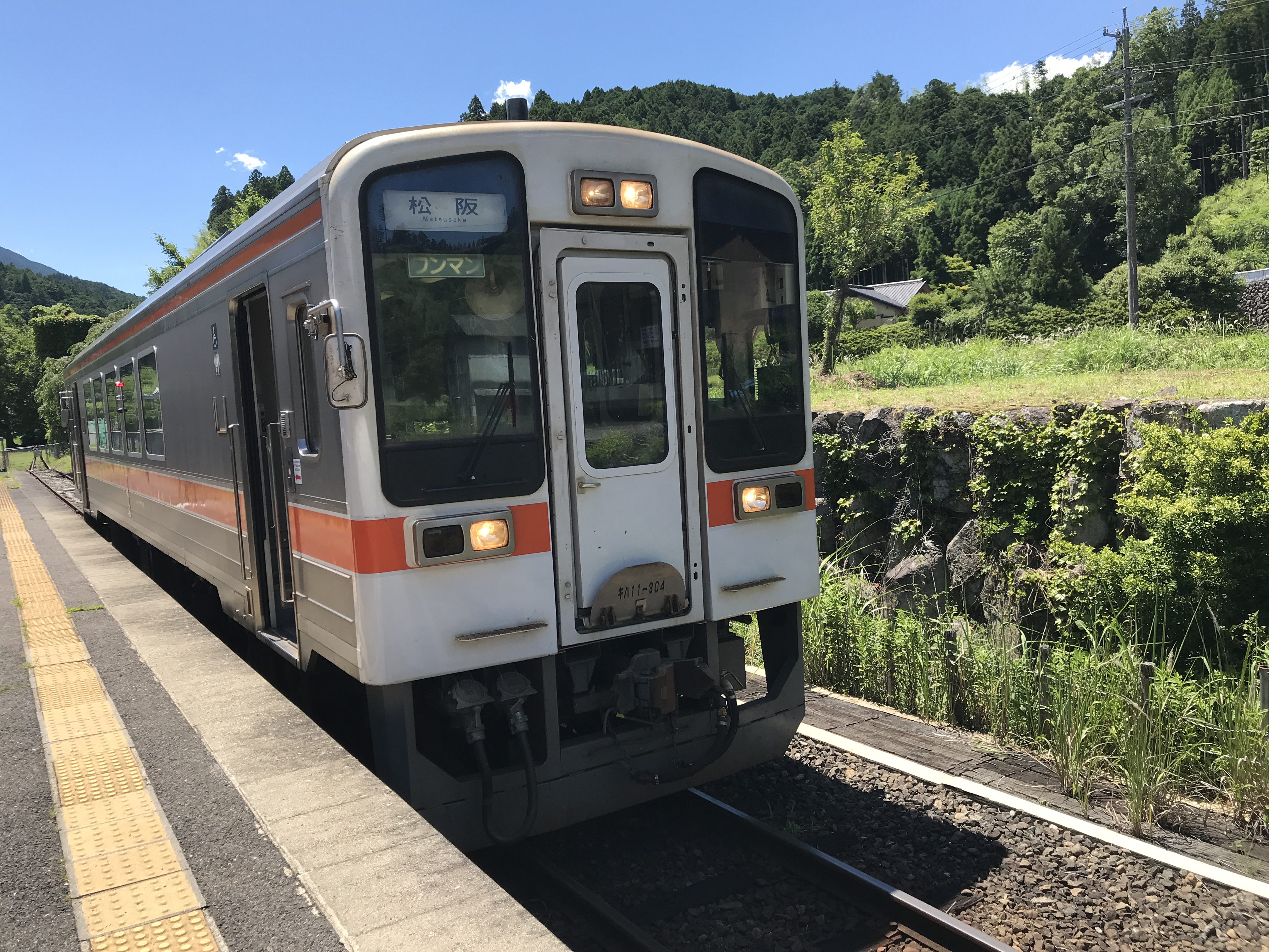 名松線伊勢奥津駅