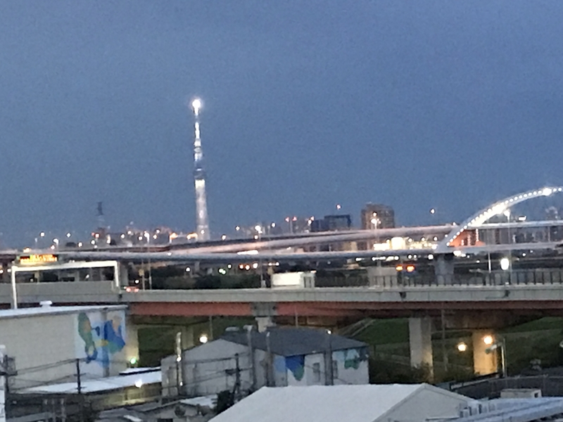 鹿浜橋付近